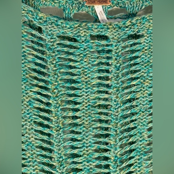 Free People Open Knit Cropped Sweater - Picture 6 of 12